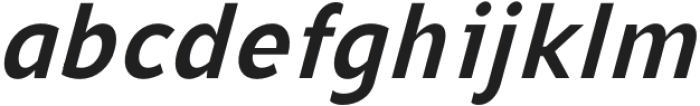 CF Gouble Medium Italic otf (500) Font LOWERCASE