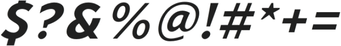 CF Gouble Semi Bold Italic otf (600) Font OTHER CHARS