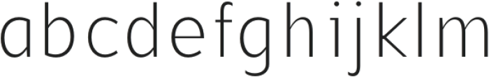 CF Gouble Thin otf (100) Font LOWERCASE