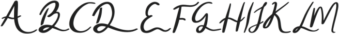 CF Haneulli Italic otf (400) Font UPPERCASE