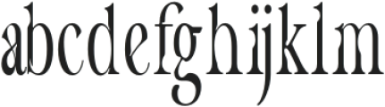 CF Havarti Condensed Normal X-Height otf (400) Font LOWERCASE