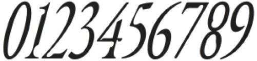 CF Havarti Condensed Oblique Normal X-Height otf (400) Font OTHER CHARS