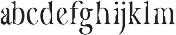 CF Havarti Regular Normal X-Height otf (400) Font LOWERCASE