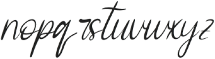 CF Ilarique Cursivea Italic otf (400) Font LOWERCASE