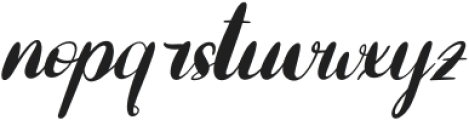 CF Janellyssa Italic otf (400) Font LOWERCASE