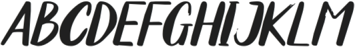 CF Klythera Italic otf (400) Font UPPERCASE