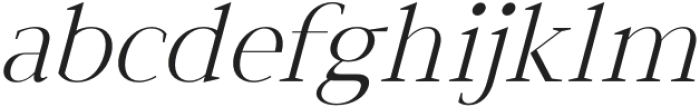 CF Lokira Italic otf (400) Font LOWERCASE