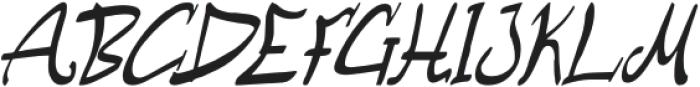 CF Lusk Drip Italic otf (400) Font UPPERCASE