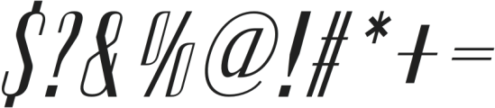 CF Lusso Medium Italic otf (500) Font OTHER CHARS