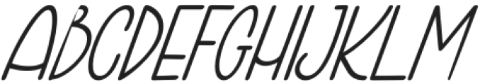 CF Meliora Vynno Italic otf (400) Font UPPERCASE