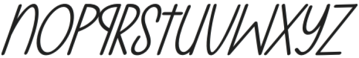 CF Meliora Vynno Italic otf (400) Font LOWERCASE