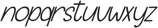 CF Mono Street Italic otf (400) Font LOWERCASE