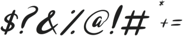 CF Myrellis Script Italic otf (400) Font OTHER CHARS
