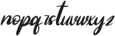CF Myrellis Script Italic otf (400) Font LOWERCASE