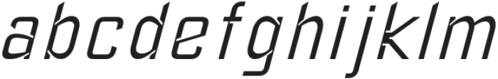 CF Notche Italic otf (400) Font LOWERCASE