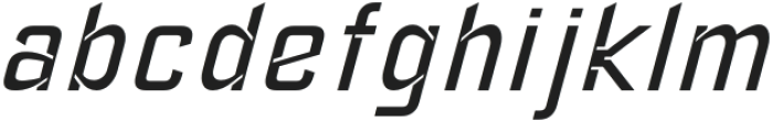 CF Notche Medium Italic otf (500) Font LOWERCASE
