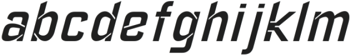 CF Notche Semi Bold Italic otf (600) Font LOWERCASE