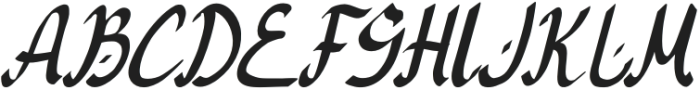 CF Nurhijaz Italic otf (400) Font UPPERCASE