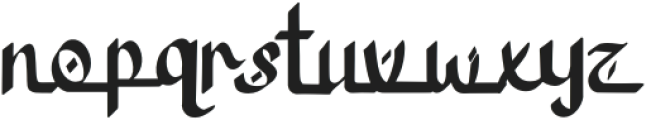 CF Nurhijaz Regular otf (400) Font LOWERCASE