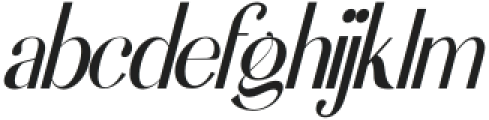 CF Ragitras Italic otf (400) Font LOWERCASE