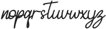 CF Rishira Notes Italic otf (400) Font LOWERCASE