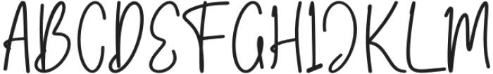 CF Rishira Notes Regular otf (400) Font UPPERCASE