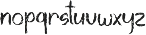 CF Rustic Grunge Regular otf (400) Font LOWERCASE