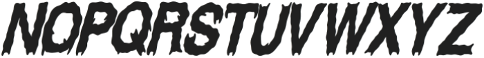 CF Spookturas Italic otf (400) Font UPPERCASE