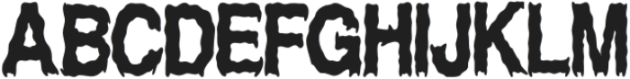 CF Spookturas Regular otf (400) Font UPPERCASE