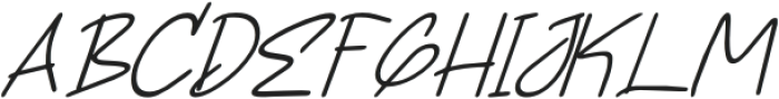 CF Street Graphite Italic otf (400) Font UPPERCASE