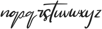 CF Tranquil Wave Italic otf (400) Font LOWERCASE