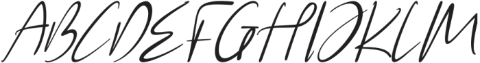CF Zara Bellezza Italic otf (400) Font UPPERCASE