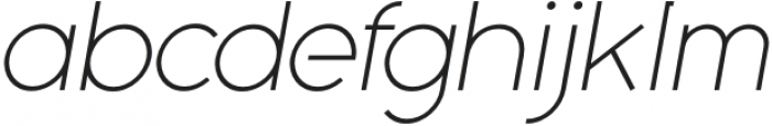 CFNixt-Italic otf (400) Font LOWERCASE