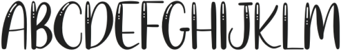 Cf Quirky Form Regular otf (400) Font UPPERCASE