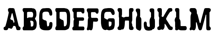 CF Alien Abduction Regular Font LOWERCASE