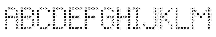 CF Christmas Stitch Font LOWERCASE