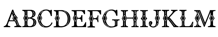 CF Diamond Regular Font UPPERCASE