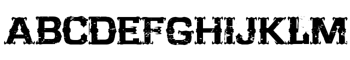 CF Farwest Regular Font UPPERCASE