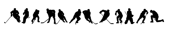 CF Hockey Players Regular Font UPPERCASE