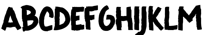 CF I Love Ugly Fonts Regular Font UPPERCASE