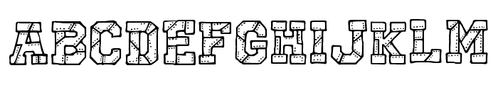 CF I Robot Font LOWERCASE