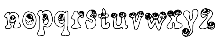 CF Little Monsters Regular Font UPPERCASE