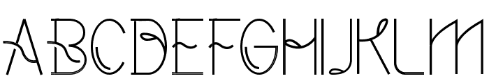 CF Modern 165 Regular Font UPPERCASE