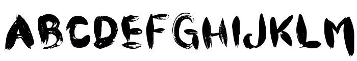 CF Pinceau Regular Font LOWERCASE