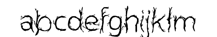CF Pretty Trees Regular Font LOWERCASE