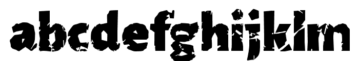 CF Seek and Destroy PERSO Regular Font LOWERCASE
