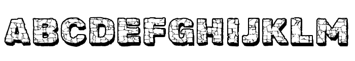 CF The Rock Personal Use Regular Font UPPERCASE
