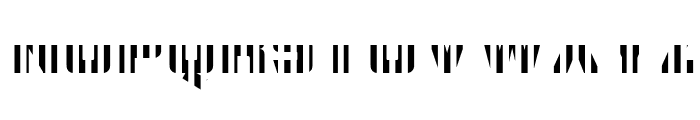 CFB1 American Patriot SPANGLE 2 Bold Italic Font UPPERCASE