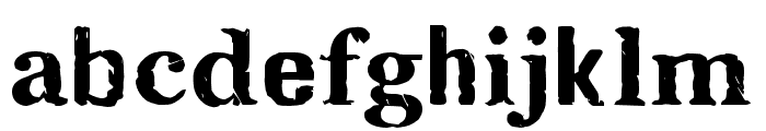 CFMilleniumPERSONAL-Regular Font LOWERCASE