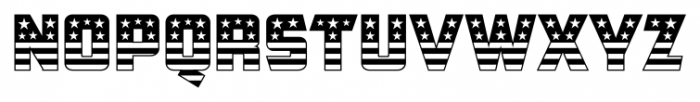 CFB1 American Patriot SOLID 1 Font UPPERCASE
